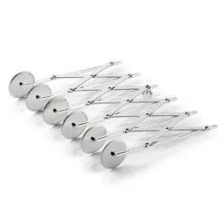 WAS Germany - Teigschneider, 7 Rädchen, Ø 5 Cm, 24 Cm, Mit Justierbarer Max. Schnittbreite 12 Cm, Edelstahl (1507007) -Küchenprofi Verkaufsgeschäft 0f0a14a3 b44a 4658 aef5 f12ed6145e66