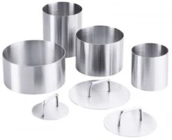 7x Schaumspeisenring/ Runder Ausstecher Aus Edelstahl 18/10, Seidenmatt Poliert, Fugenlos, -Küchenprofi Verkaufsgeschäft 1b6c83cc 0c2c 4356 9521 e8c05d22d820