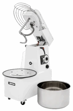 Teigknetmaschine - 22 Liter / 17 Kg - Aufklappbar - Abnehmbarer Kessel - 2 Geschwindigkeiten - 400 V