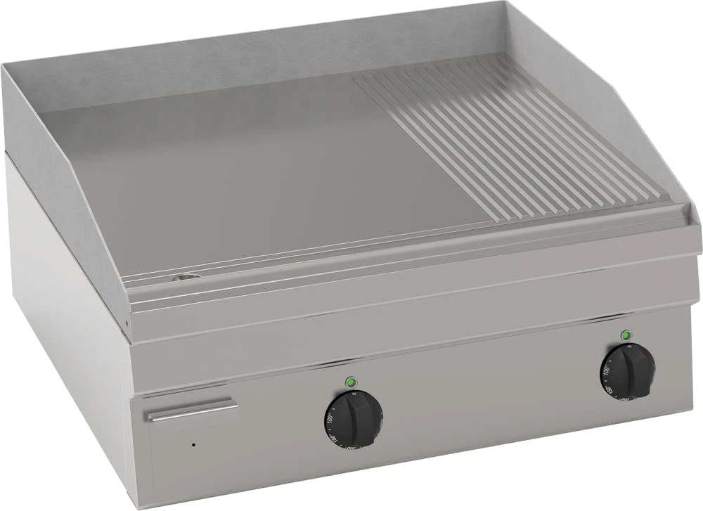 KBS Elektro-Grillplatte 2/3 Glatt + 1/3 Gerillt, 2 Heizzonen Tischgerät 3 KBS Elektro-Grillplatte 2/3 Glatt + 1/3 Gerillt, 2 Heizzonen Tischgerät – Bild 3