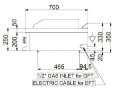 MBM Auftisch-Elektro-Grillplatte , Stahl Glatt Verchromt 4,0 KW -Küchenprofi Verkaufsgeschäft 3f27441e 31ca 4a15 b952 2de56b4e25f1
