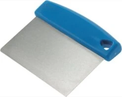 METRO Professional Teigschneider , Edelstahl, 15 X 7,5 Cm, Silber / Blau