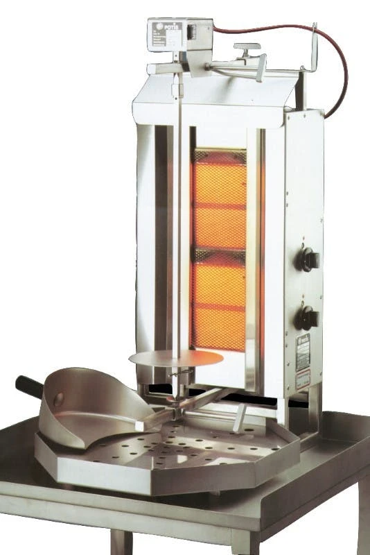 GD5E Gas Gyrosgerät Potis GD5 670x750x1310mm Komplett Thermik Dönergrill 2 GD5E Gas Gyrosgerät Potis GD5 670x750x1310mm Komplett Thermik Dönergrill – Bild 2