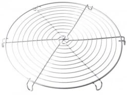 2x Kuchenabkühlrost, Rund Rahmendraht Ø 3 Mm, Gitterdraht Ø 1,5 Mm, Stabile Qualität -Küchenprofi Verkaufsgeschäft 5163bf77 a70f 4db6 90c6 eda3dca97093