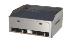 Cookmax Gas-Grillplatte 1/2 Glatt 1/2 Gerillt 2 Heizzonen 660 X 600 X 220 Mm