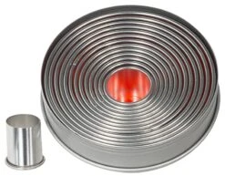 2x Ausstechformen, Rund Glatte Form, Aus Weißblech, 14 Stück Komplett In Der Dose (Ø 12,5 -Küchenprofi Verkaufsgeschäft 5ce55c86 bd71 4732 b238 1290c38f3f2d