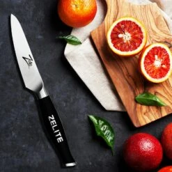 Comfort Pro Serie 4` Schälmesser 56 HRC Edelstahl Schwarz -Küchenprofi Verkaufsgeschäft 6e4b1e41 8638 470a b2be 5c01261e0641