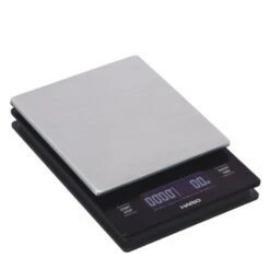 Hario V60 Metal Drip Scale - Digitale Kaffee-Fein-Waage Mit Stoppuhr, VSTM-2000HSV