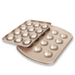 CHEFMADE | 6er Muffinblech | 267x181x32mm | Champagnergold | Antihaft- & Silikonbeschichtet | Muffinform | Cupcakeblech | Minikuchenform | Cup-Cakes -Küchenprofi Verkaufsgeschäft 7a4c4463 5f7c 401b 807d a588e6909128