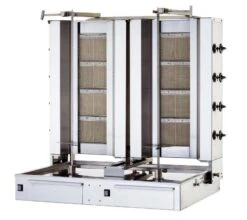 GD2E Gas Gyrosgerät Potis GD2 550x650x920mm Komplett Mit Fett Thermik Dönergrill -Küchenprofi Verkaufsgeschäft 89530f6c 6d30 4760 8856 d590c810d15f
