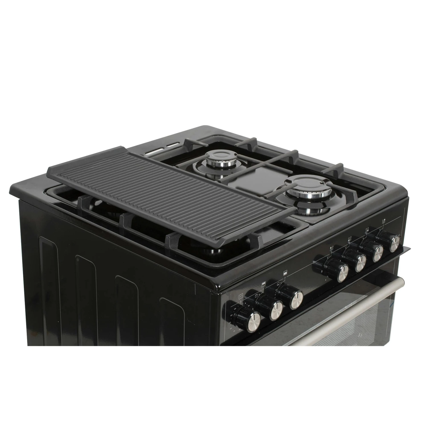 Simfer Gusseisen-Grillplatte | 47 X 23 Cm | Für 60 Cm Gaskochfelder, Kohlegrill, Elektrogrill | Gerippt | Topfträger-Klammern | Grillzubehör | Schwarz 3 Simfer Gusseisen-Grillplatte | 47 X 23 Cm | Für 60 Cm Gaskochfelder, Kohlegrill, Elektrogrill | Gerippt | Topfträger-Klammern | Grillzubehör | Schwarz – Bild 3