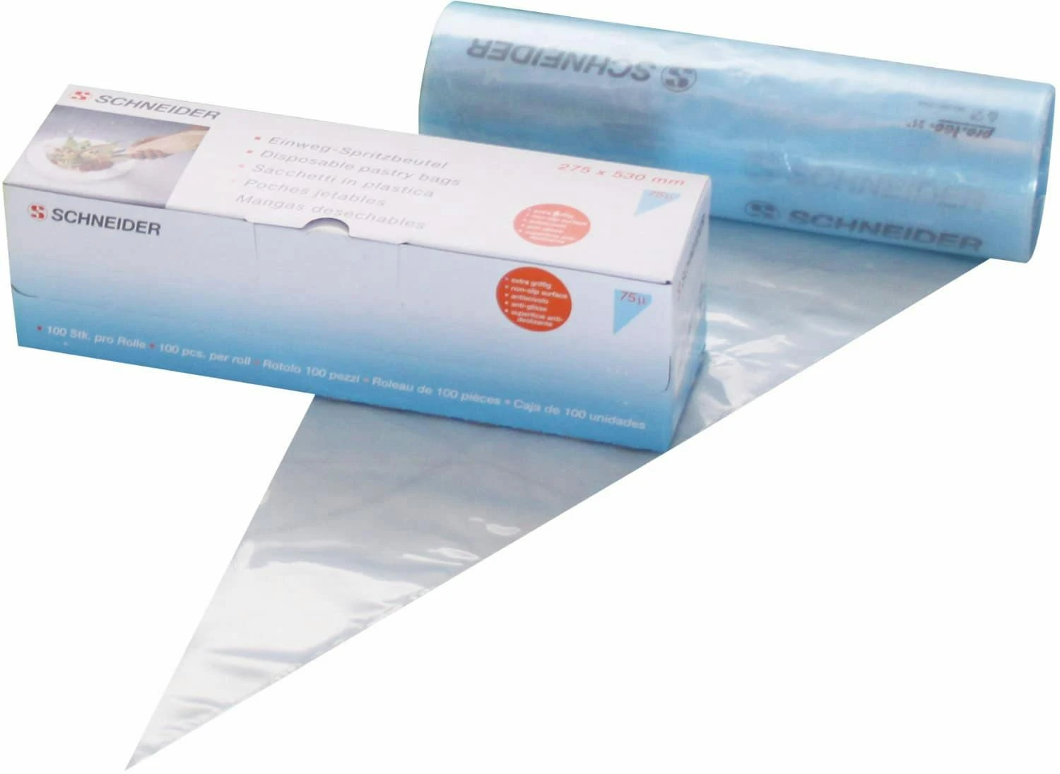 METRO Professional Einweg-Spritzbeutel, Virgin LDPE, 23 X 45 Cm, 100 Stück 2 METRO Professional Einweg-Spritzbeutel, Virgin LDPE, 23 X 45 Cm, 100 Stück – Bild 2