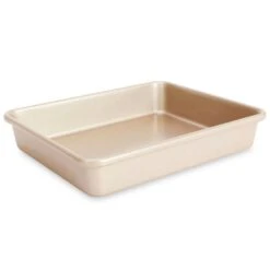 CHEFMADE | 6er Brownieblech | 266x181x41mm | Champagnergold | Antihaft- & Silikonbeschichtet | Blondieblech | Muffinblech | Minikuchen | Partykuchen -Küchenprofi Verkaufsgeschäft 97304b86 8500 44bc b2ad 369d4d8f46d4