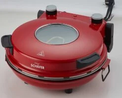 Schäfer Pizzamaker 32cm Mit Zubehör Express Pizzaofen 1200W Keramiksteinplatte 360-400ºC (rot) -Küchenprofi Verkaufsgeschäft 97b08a2f aea4 447a b29c 96325b1c4ce1