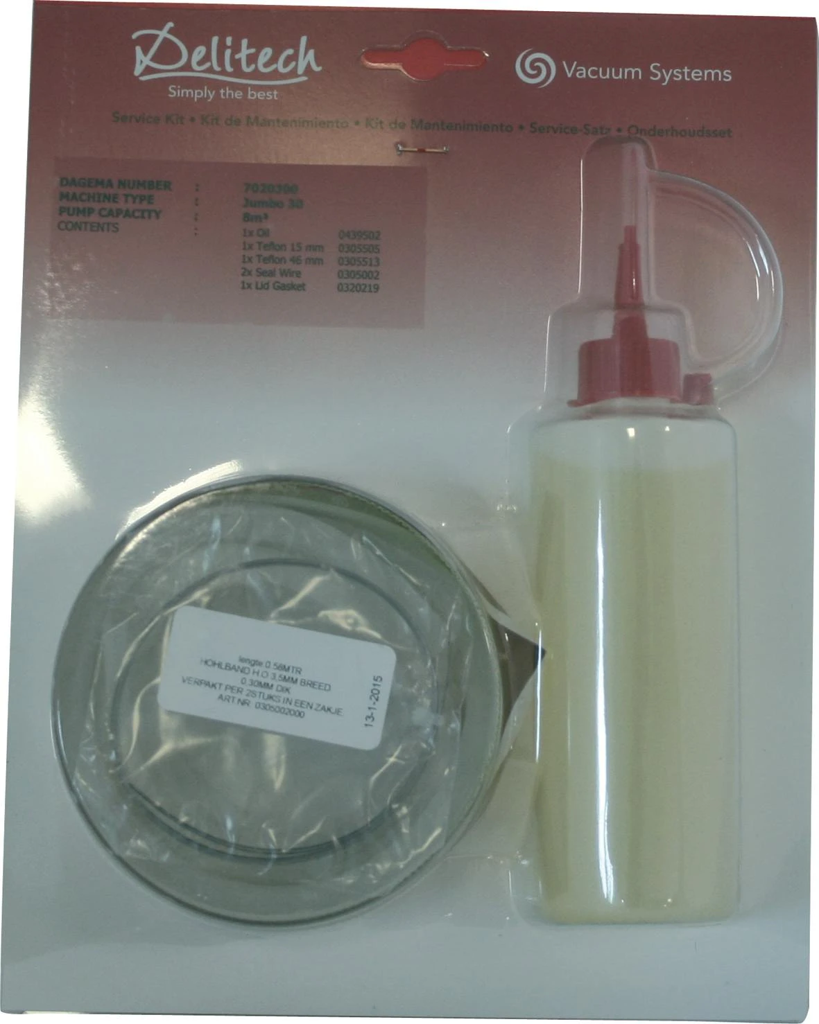 Henkelman Service-Satz Für Vakuummaschine Jumbo 42 XL Und 42 XXL Delitech 3 Henkelman Service-Satz Für Vakuummaschine Jumbo 42 XL Und 42 XXL Delitech – Bild 3