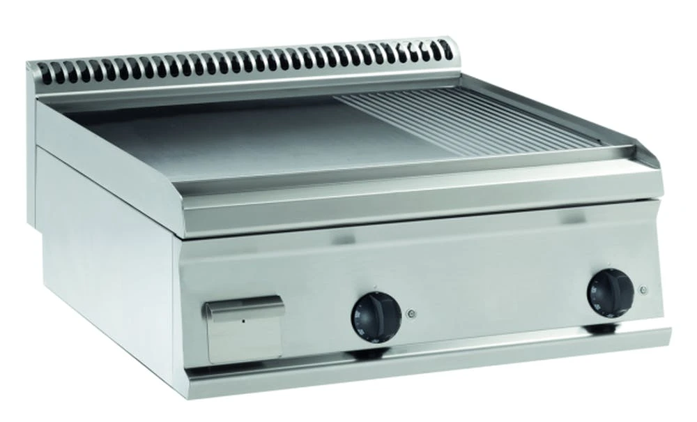 KBS Elektro-Grillplatte 2/3 Glatt + 1/3 Gerillt, 2 Heizzonen Tischgerät 1 KBS Elektro-Grillplatte 2/3 Glatt + 1/3 Gerillt, 2 Heizzonen Tischgerät